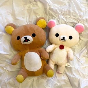 Rilakkuma and Korilakkuma Plushes